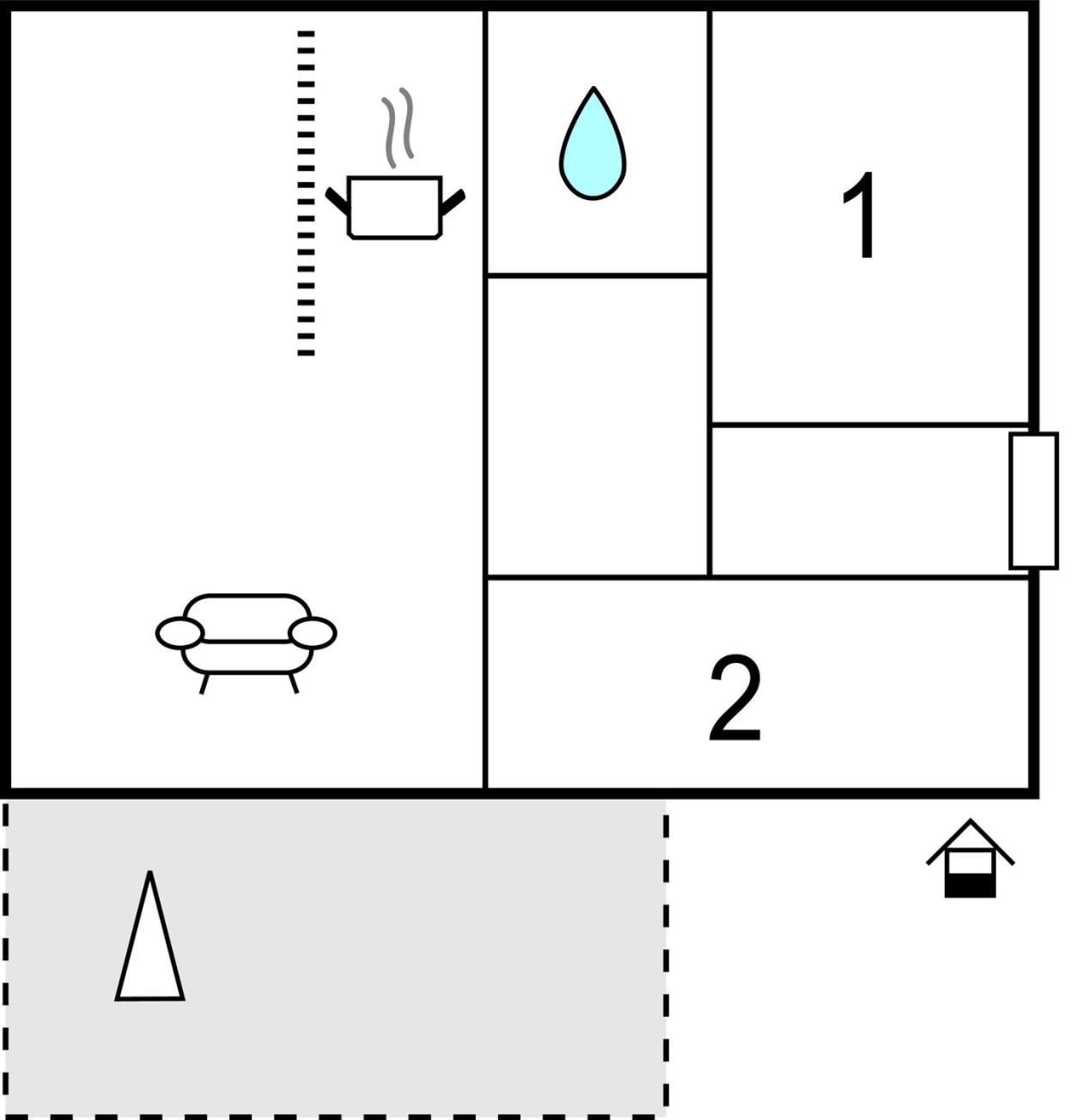 Nice Home In Jezera With Wifi Exterior foto